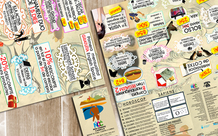Disseny gràfic + disseny i integració web del Magazine del Nou Comerç Cabrils
